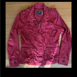 Eddie Bauer Women's Burgundy Utility Jacket